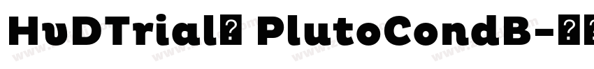 HvDTrial_ PlutoCondB字体转换